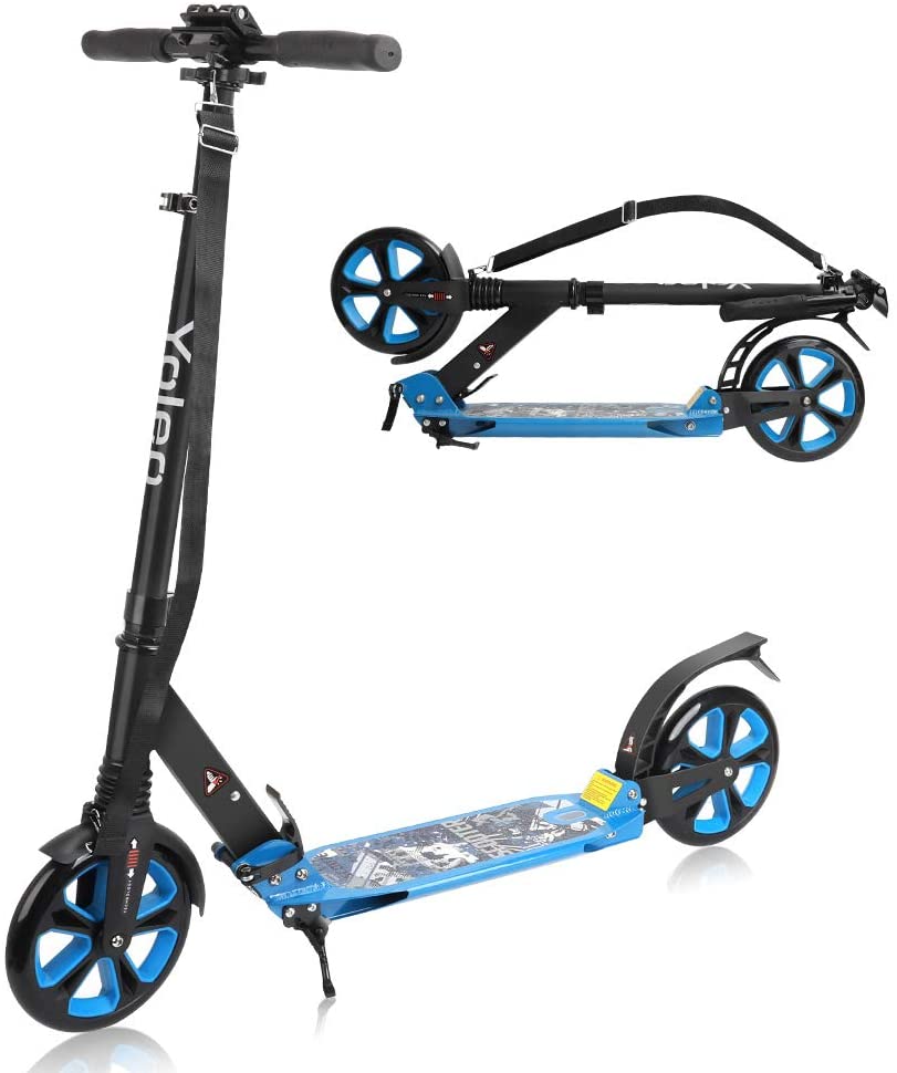 YOLEO Scooter für Erwachsene Roller Kickscooter Tretroller Cityroller –  Dripex -DE
